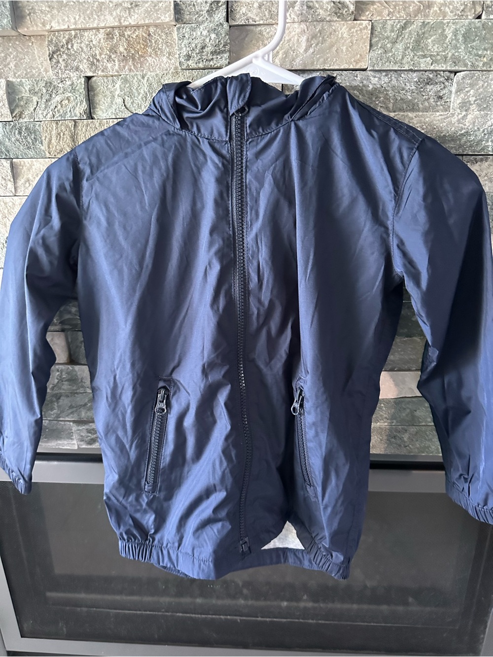 Boys Gap Navy Lightweight Windbreaker Jacket Size XS